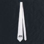 MINIMALIST BLACK THREE LETTER MONOGRAM NAME WHITE STROPDAS<br><div class="desc">THIS IS A SIMPLE, THREE LETTER MONOGRAM DESIGN, SUITABLE FOR EVERYONE.YOU CAN CHANGE, RESIZE OR ADD TEXT AND COLOURS THE WAY YOU LIKE.THANK YOU.</div>