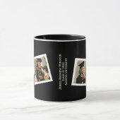 Minimalist Black & White 2 Framed Photo Graduate Mok (Midden)