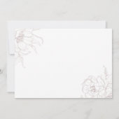 Minimalist Black & White Bridesmaid Proposal Card Kaart (Achterkant)