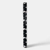 Minimalist black & white daisy pattern Case-Mate iPhone case (Achterkant / Links)