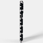 Minimalist black & white daisy pattern Case-Mate iPhone case (Achterkant / Rechts)