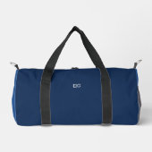Minimalist Blue Monogram Plunjezak (Voorkant)