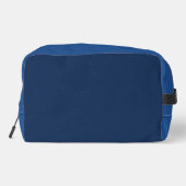 Minimalist Blue Monogram Toilettasje (Achterkant)