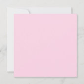 Minimalist Blush Pink Border Name Stationery Cute Notitiekaartje (Achterkant)