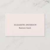 Minimalist Blush Pink Seafoam Muted Sage Visitekaartje (Voorkant)