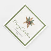 Minimalist Bohemian Christmas Wreath in Neutral Servet (Hoek)