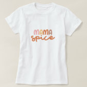 Minimalist Boho Mama Spice T-shirt (Design voorkant)