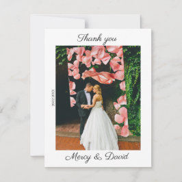 Minimalist Boho Thank you card Bedankkaart