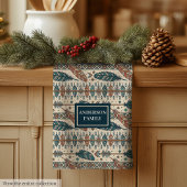 Minimalist Boho Towel Custom Name Pastel Design Theedoek