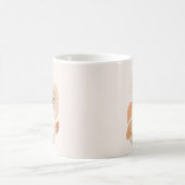 Minimalist Boho Woman Art Mug Koffiemok (Center)