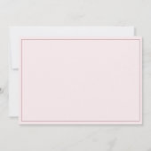 Minimalist Border Flat Notitiekaartje (Voorkant)