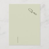 Minimalist Botanical Garden Reader Gift Briefkaart (Voorkant)