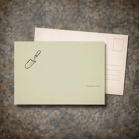 Minimalist Botanical Garden Reader Gift Briefkaart