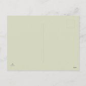 Minimalist Botanical Garden Reader Gift Feestdagenkaart (Achterkant)