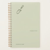 Minimalist Botanical Garden Reader Gift Planner (Voorkant)