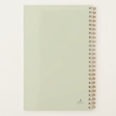 Minimalist Botanical Garden Reader Gift Planner (Achterkant)