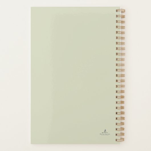 Minimalist Botanical Garden Reader Gift Planner (Achterkant)