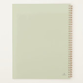 Minimalist Botanical Garden Reader Gift Planner (Achterkant)