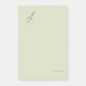 Minimalist Botanical Garden Reader Gift Post-it® Notes (Voorkant)