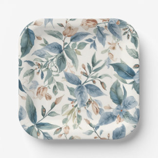 Minimalist Botanical Harmony – Soft Green & Beige  Papieren Bordje