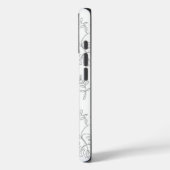 Minimalist Botanical Line Art Leaves Case (Achterkant / Links)