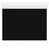 Minimalist Botanical Wedding Reserved Seating Card (Binenzijde Horizontaal (Onderkant))