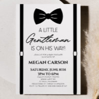 Minimalist Bowtie Een Kleine Gentleman Baby shower