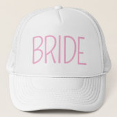 Minimalist Bride Hat Trucker Pet (Voorkant)