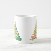 Minimalist Brushstroke Christmas Tree Koffiemok (Center)