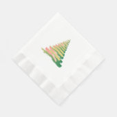 Minimalist Brushstroke Christmas Tree Servet (Hoek)
