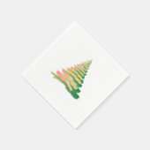 Minimalist Brushstroke Christmas Tree Servet (Hoek)