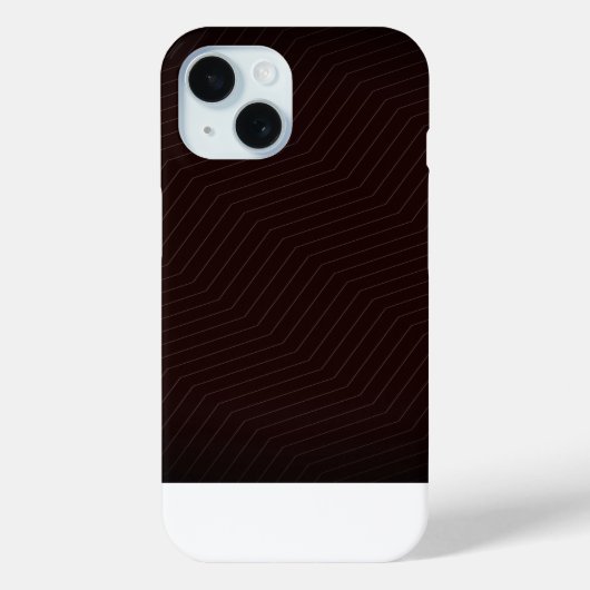 Minimalist Burgundy Zig Zag Geometric Modern Phone Case-Mate iPhone Case (Achterkant)