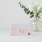 Minimalist Business Card – Classy and Ch Visitekaartje (Staand voorkant)