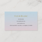 Minimalist Business Card – Classy and Ch Visitekaartje (Achterkant)