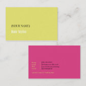 Minimalist Business Card for Hair Stylist Visitekaartje (Voorkant / Achterkant)