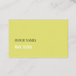 Minimalist Business Card for Hair Stylist Visitekaartje