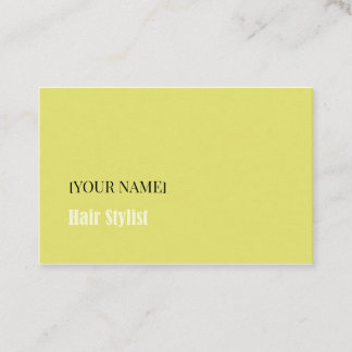 Minimalist Business Card for Hair Stylist Visitekaartje