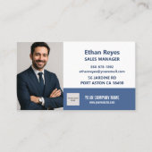 Minimalist Business Card QR Code Social Medias Visitekaartje (Voorkant)