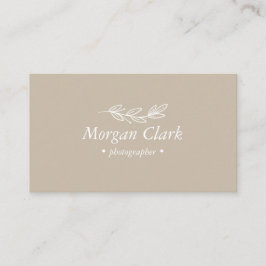 Minimalist Business Card Visitekaartje