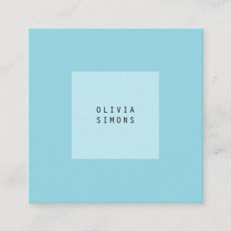 Minimalist Business Cards Vierkante Visitekaartje