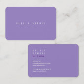 Minimalist Business Cards Visitekaartje (Voorkant / Achterkant)