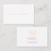 Minimalist Business Cards Visitekaartje (Voorkant / Achterkant)