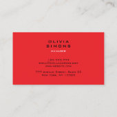 Minimalist Business Cards Visitekaartje (Achterkant)