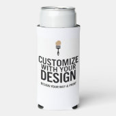 Minimalist Business Office Promotional Blank Seltzer Blikjeskoeler (Seltzer Voorkant)