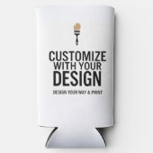 Minimalist Business Office Promotional Blank Seltzer Blikjeskoeler (Voorkant)