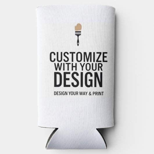 Minimalist Business Office Promotional Blank Seltzer Blikjeskoeler (Voorkant)