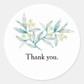 Minimalist Business Thank You Sticker (Voorkant)