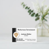 Minimalist Calling Card for Any Business Visitekaartje (Staand voorkant)