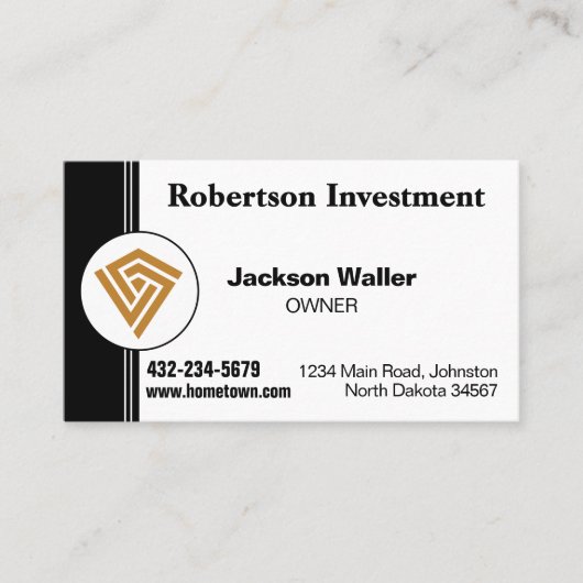 Minimalist Calling Card for Any Business Visitekaartje (Voorkant)