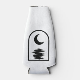 Minimalist Celestial Moon and Water Flesjeskoeler